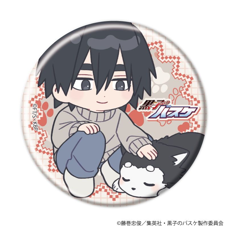 缶バッジ「黒子のバスケ」35/テツヤ2号といっしょver. コンプリートセット(全11種)(ミニキャライラスト)