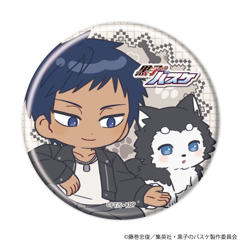 缶バッジ「黒子のバスケ」36/テツヤ2号といっしょver. ブラインド(10種)(ミニキャライラスト)