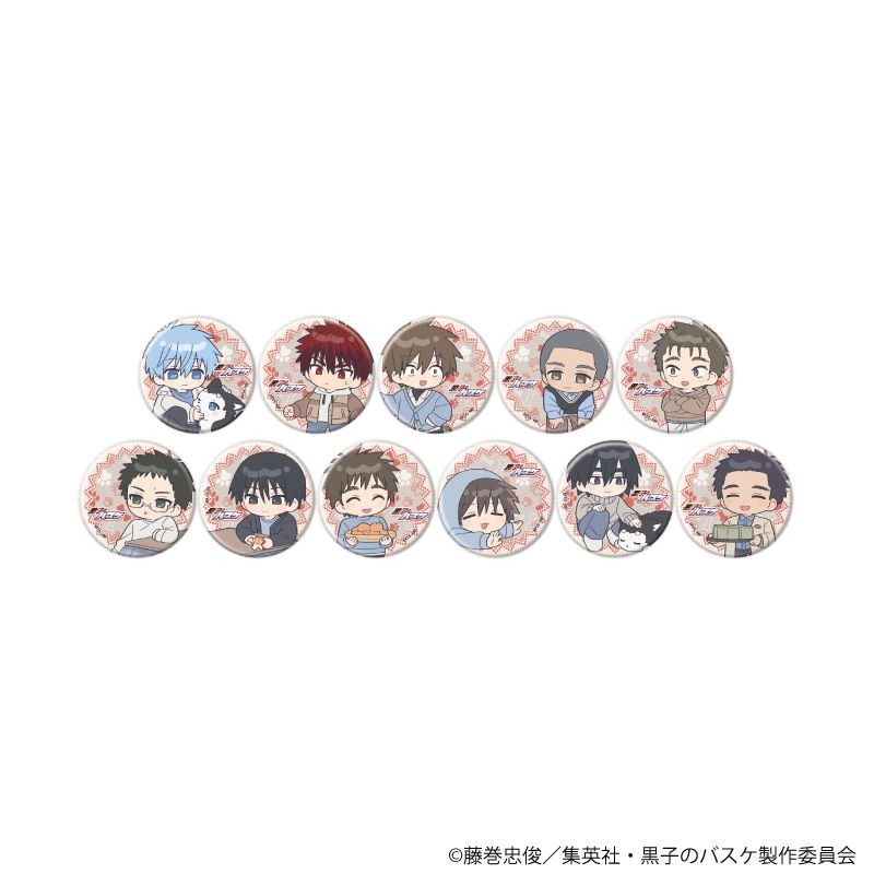 缶バッジ「黒子のバスケ」35/テツヤ2号といっしょver. ブラインド(11種)(ミニキャライラスト)