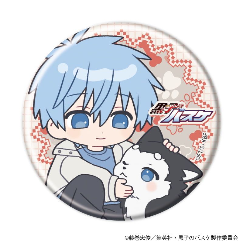 缶バッジ「黒子のバスケ」35/テツヤ2号といっしょver. ブラインド(11種)(ミニキャライラスト)