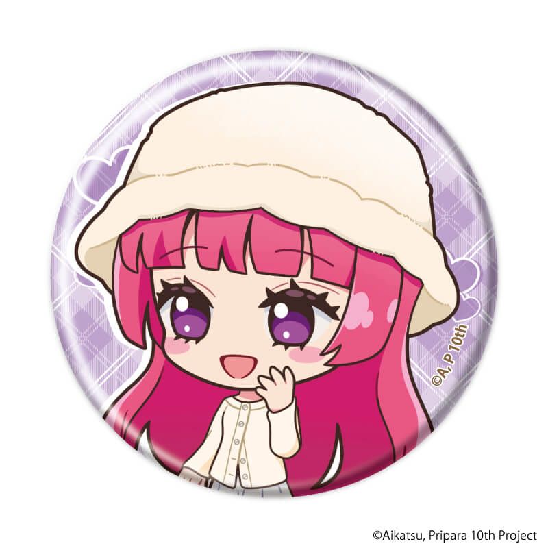 缶バッジ「アイカツ！×プリパラ THE MOVIE -出会いのキセキ！-」03/コンプリートセット(全12種)(ミニキャライラスト)