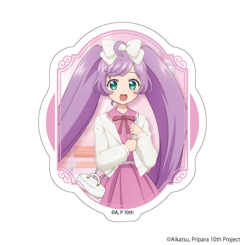 ダイカットステッカー「アイカツ！×プリパラ THE MOVIE -出会いのキセキ！-」04/らぁら(描き下ろしイラスト)