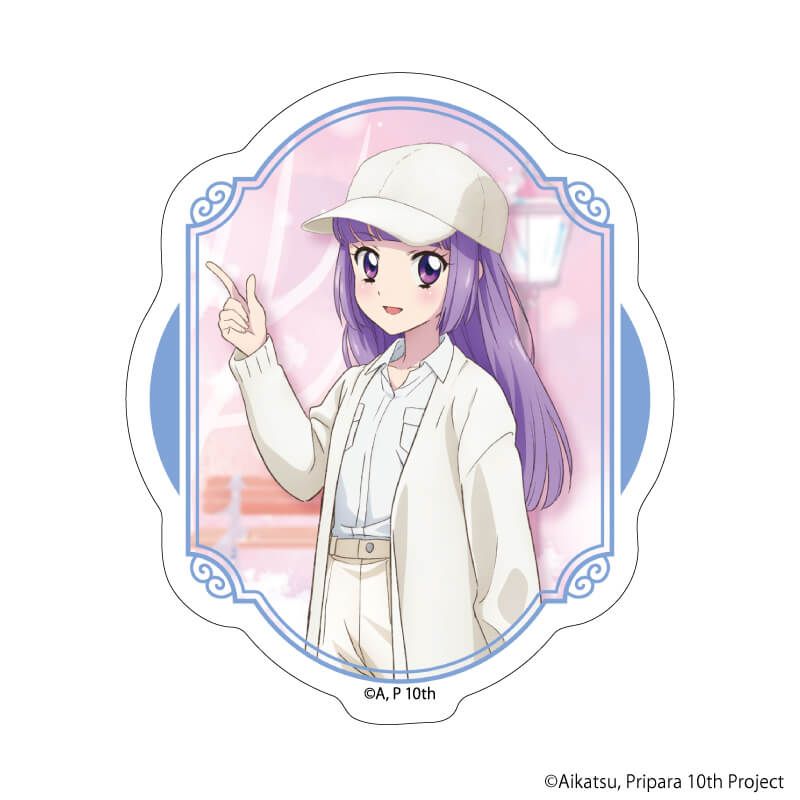 ダイカットステッカー「アイカツ！×プリパラ THE MOVIE -出会いのキセキ！-」02/スミレ(描き下ろしイラスト)