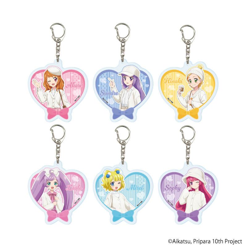 アクリルキーホルダー「アイカツ！×プリパラ THE MOVIE -出会いのキセキ！-」02/トレーディング(6種)(描き下ろしイラスト)