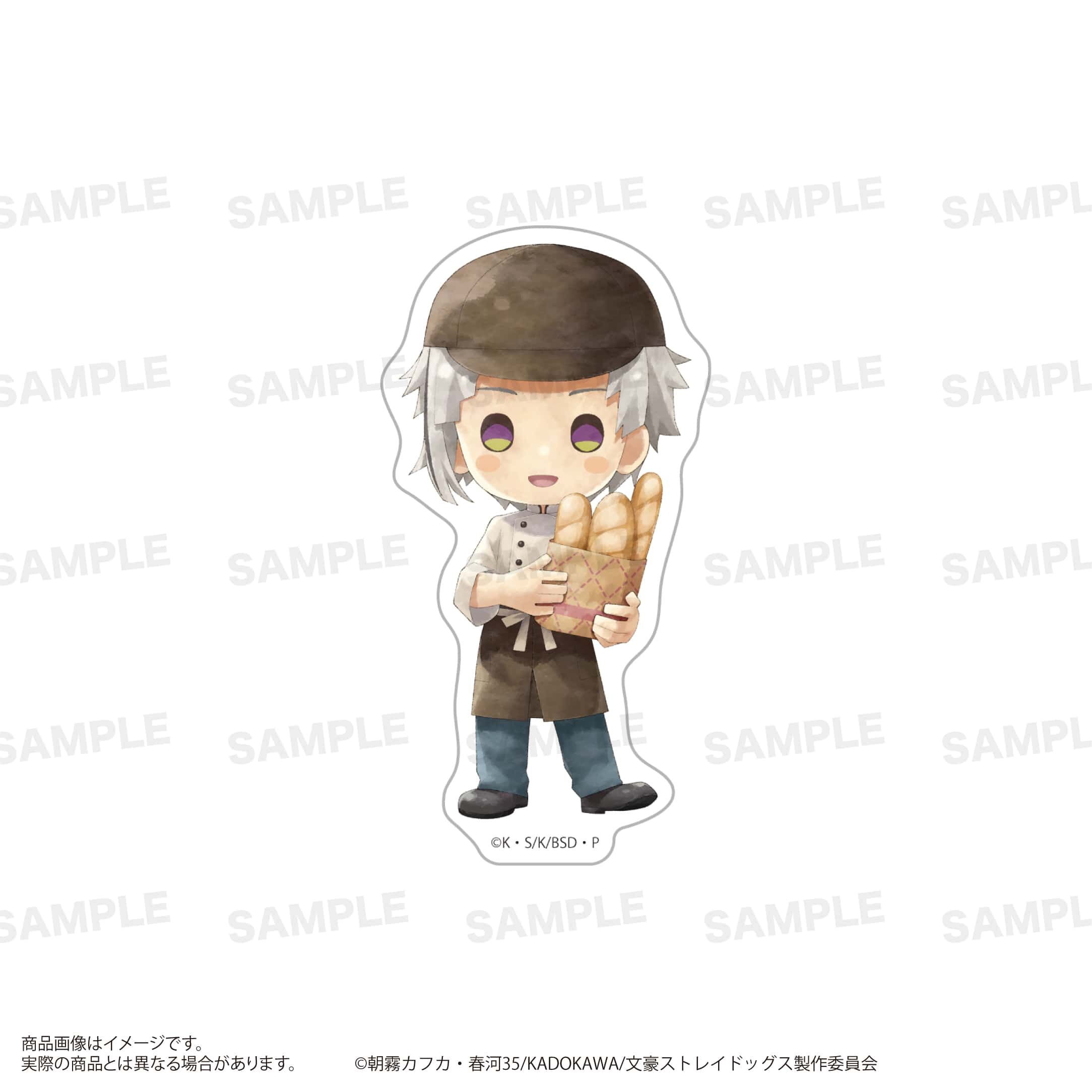 「文豪ストレイドッグス」トレーディングダイカットステッカー（きゃらまーじゅ）ベーカリーver. BOX