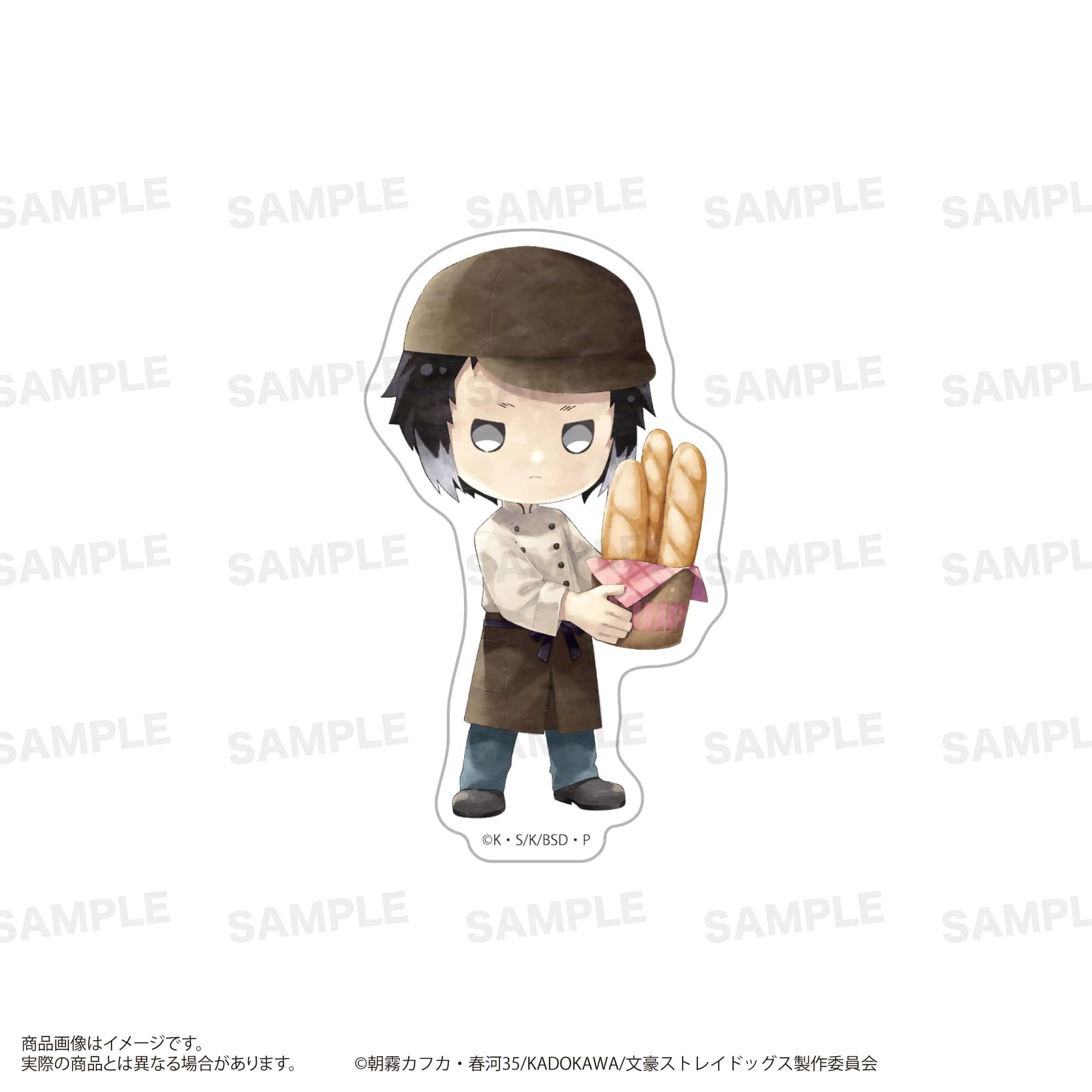 「文豪ストレイドッグス」トレーディングダイカットステッカー（きゃらまーじゅ）ベーカリーver. BOX