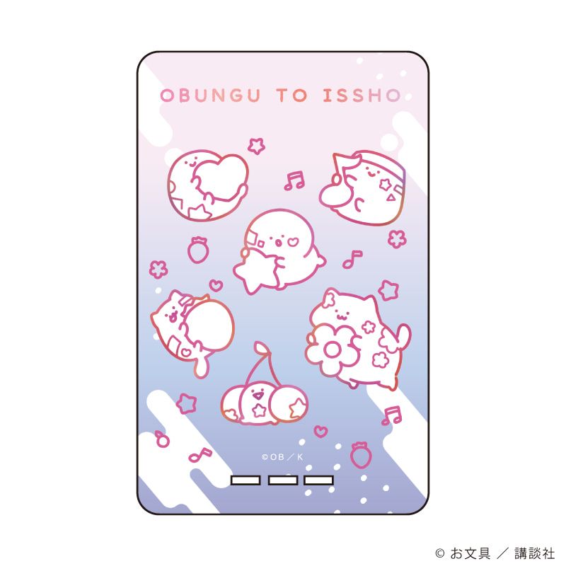 PIICA(R)(パスケース)「お文具といっしょ」01/パステルポップver.(描き下ろしイラスト)