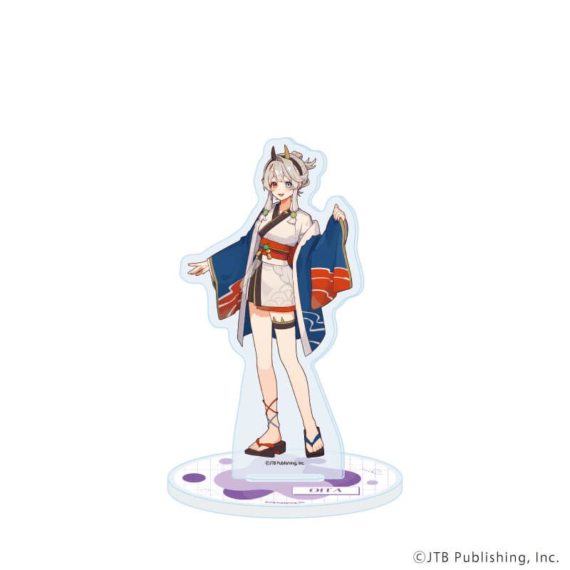 アクリルスタンド「連れてって！るるぶさん」10/るるぶ大分別府(公式イラスト)