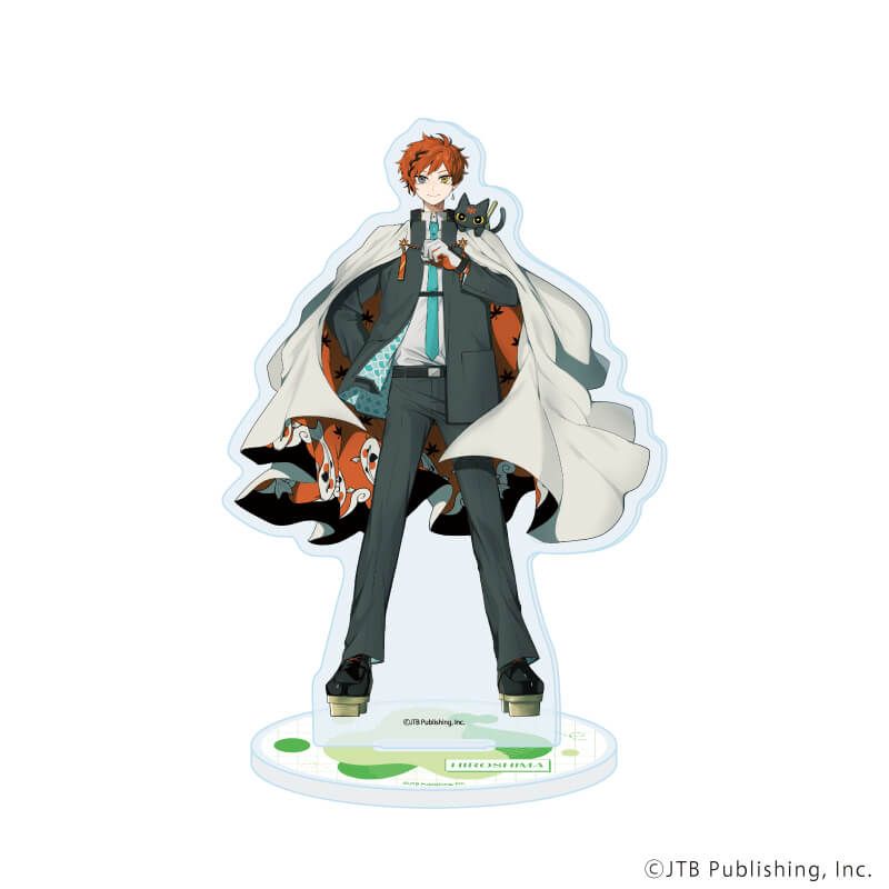 アクリルスタンド「連れてって！るるぶさん」09/るるぶ広島宮島(公式イラスト)