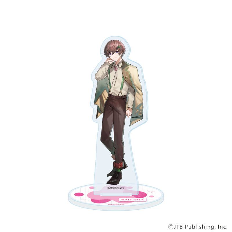 アクリルスタンド「連れてって！るるぶさん」08/るるぶ埼玉(公式イラスト)