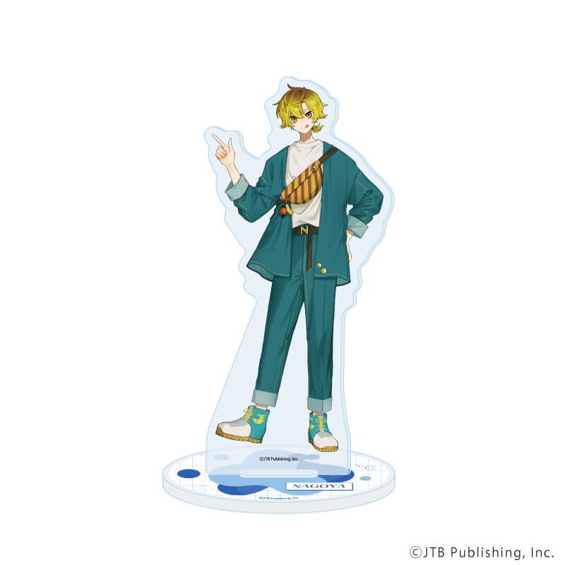 アクリルスタンド「連れてって！るるぶさん」05/るるぶ名古屋(公式イラスト)