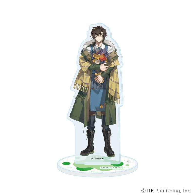 アクリルスタンド「連れてって！るるぶさん」04/るるぶ北海道(公式イラスト)