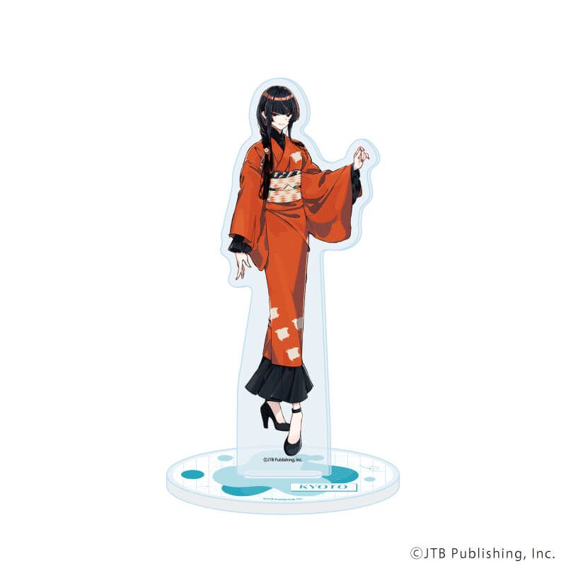 アクリルスタンド「連れてって！るるぶさん」02/るるぶ京都(公式イラスト)