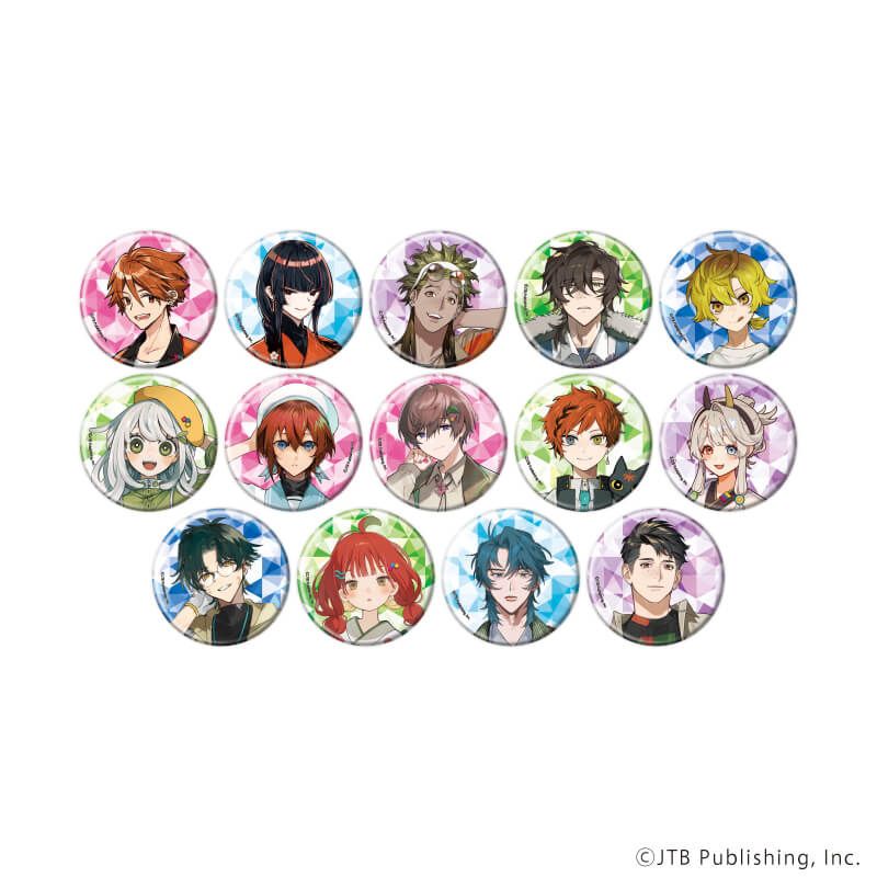 缶バッジ「連れてって！るるぶさん」01/ブラインド(14種)(公式イラスト)