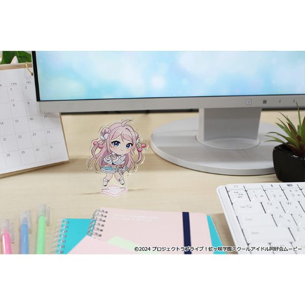 ラブライブ！虹ヶ咲学園スクールアイドル同好会 ぷちちょこアクリルスタンド【鐘 嵐珠】 ウィンター衣装ver.