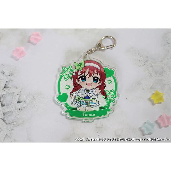 ラブライブ！虹ヶ咲学園スクールアイドル同好会 ぷちちょこアクリルキーホルダー【エマ・ヴェルデ】 ウィンター衣装ver.