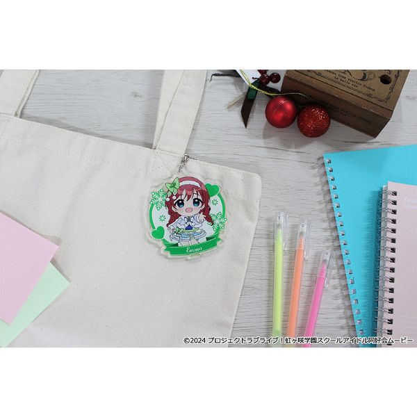 ラブライブ！虹ヶ咲学園スクールアイドル同好会 ぷちちょこアクリルキーホルダー【エマ・ヴェルデ】 ウィンター衣装ver.