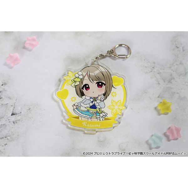 ラブライブ！虹ヶ咲学園スクールアイドル同好会 ぷちちょこアクリルキーホルダー【中須 かすみ】 ウィンター衣装ver.