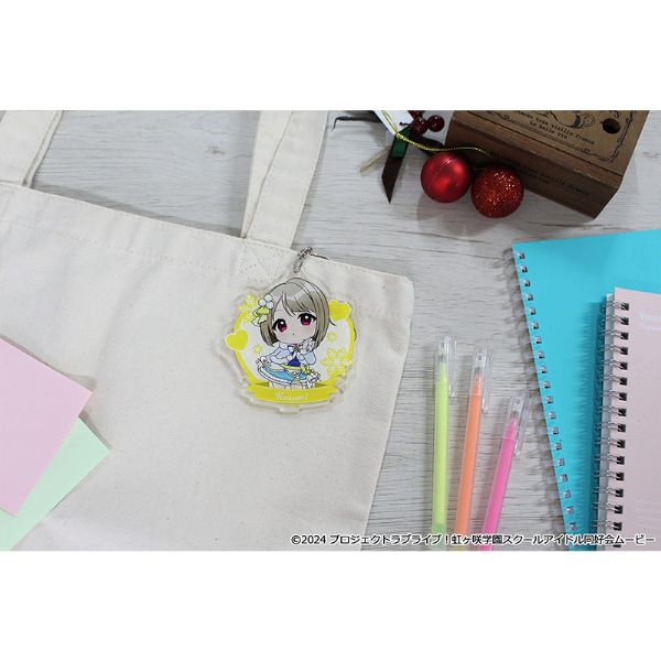 ラブライブ！虹ヶ咲学園スクールアイドル同好会 ぷちちょこアクリルキーホルダー【中須 かすみ】 ウィンター衣装ver.