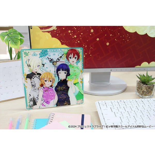ラブライブ！虹ヶ咲学園スクールアイドル同好会 アクリル置時計【3年生】