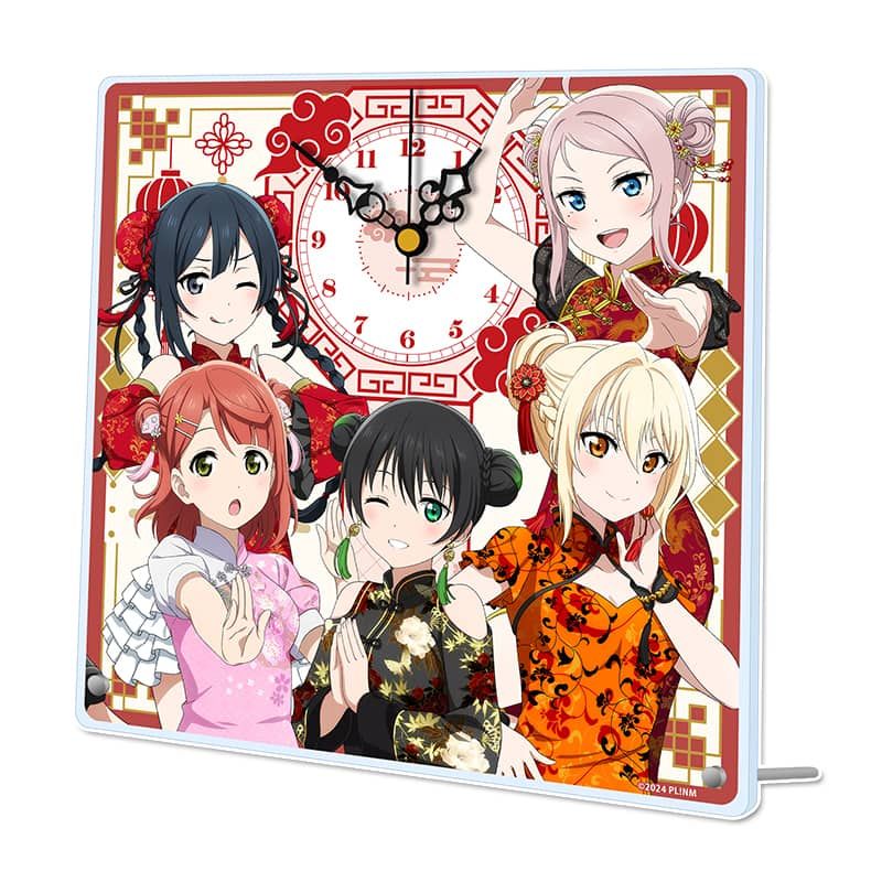 ラブライブ！虹ヶ咲学園スクールアイドル同好会 アクリル置時計【2年生】