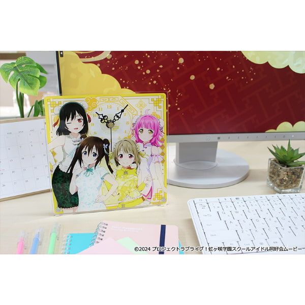 ラブライブ！虹ヶ咲学園スクールアイドル同好会 アクリル置時計【1年生】