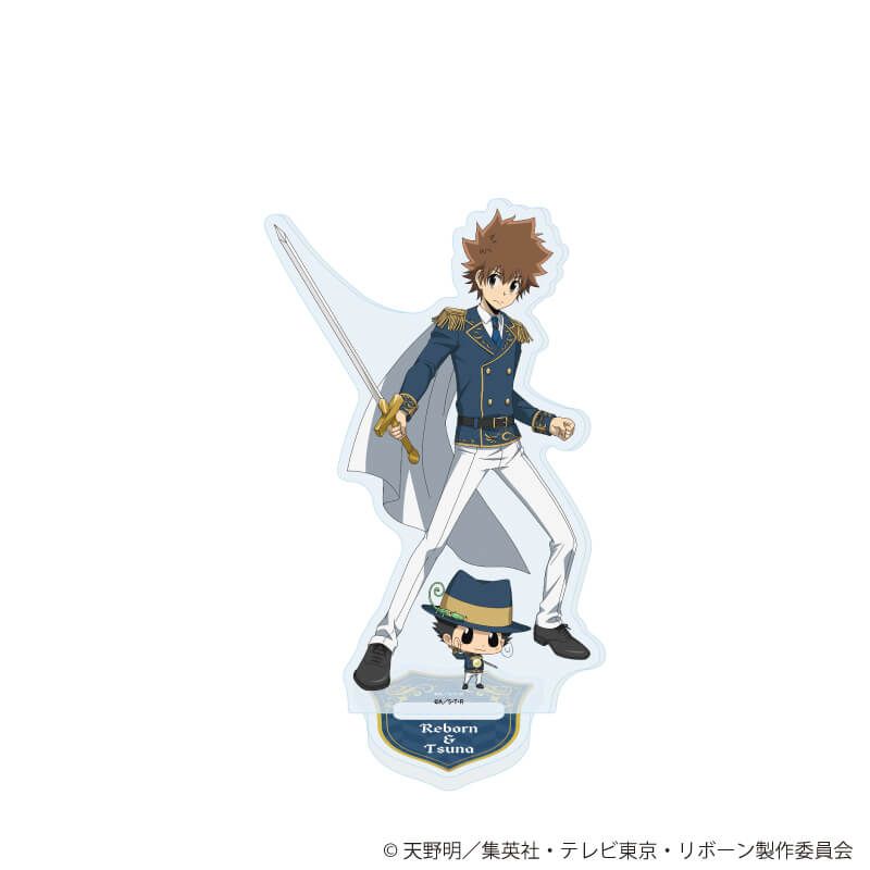 アクリルスタンド「家庭教師ヒットマンREBORN!」113/リボーン&沢田綱吉 騎士Ver.(描き下ろしイラスト)