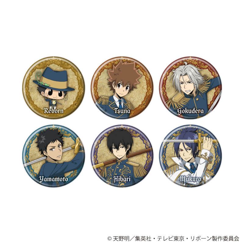 缶バッジ「家庭教師ヒットマンREBORN!」74/コンプリートセット(全6種) 騎士Ver.(描き下ろしイラスト)