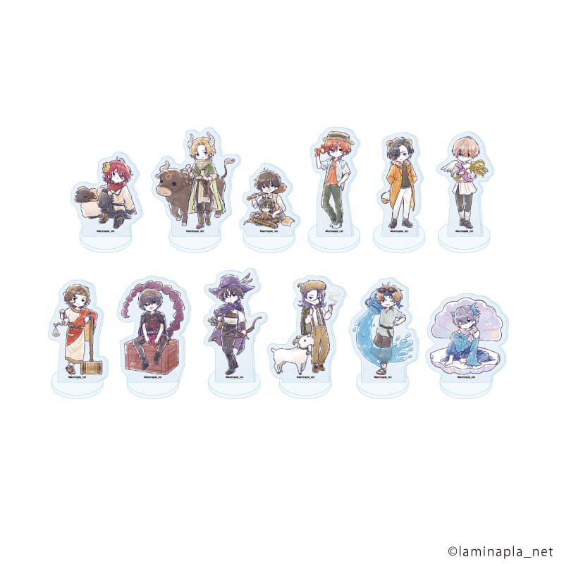 アクリルぷちスタンド「Stellar Calendar」01/コンプリートセット(全12種) 星座Ver.(グラフアートイラスト)