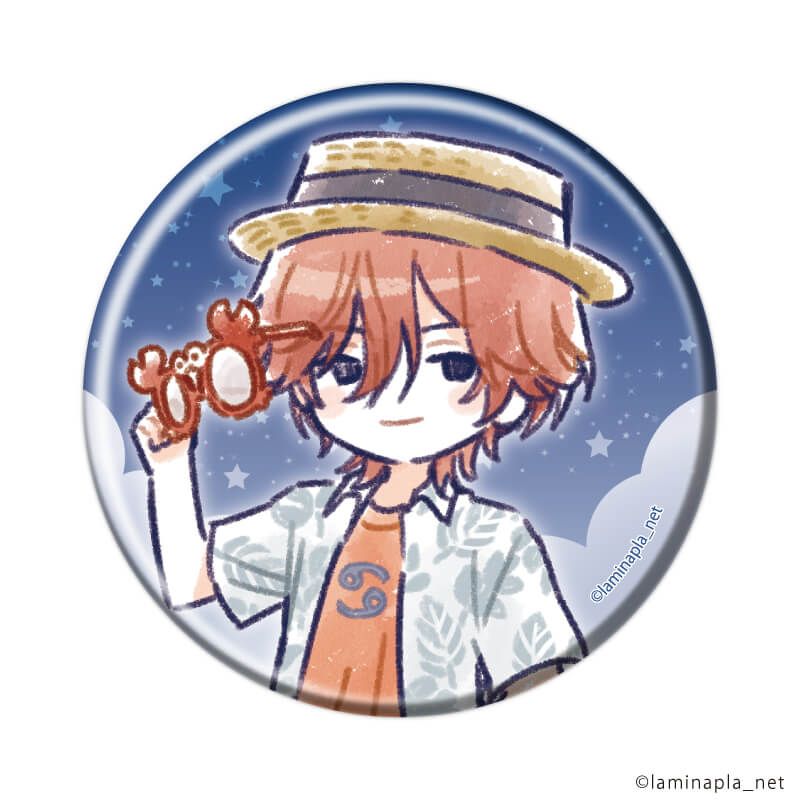 缶バッジ「Stellar Calendar」02/コンプリートセット(全12種) 星座Ver.(グラフアートイラスト)