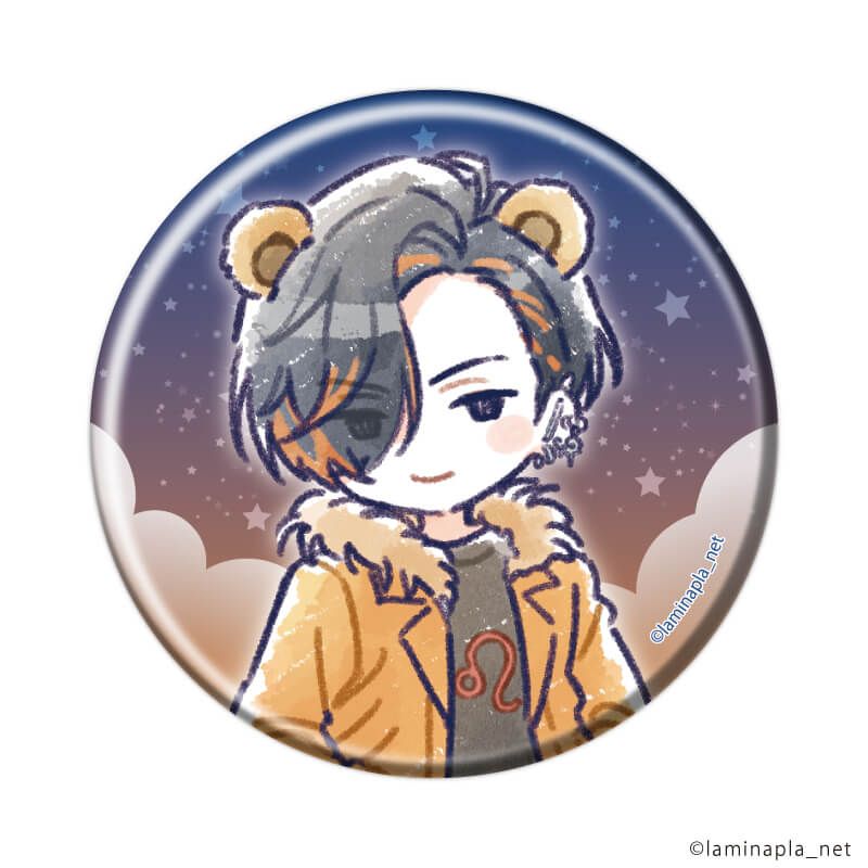 缶バッジ「Stellar Calendar」02/コンプリートセット(全12種) 星座Ver.(グラフアートイラスト)