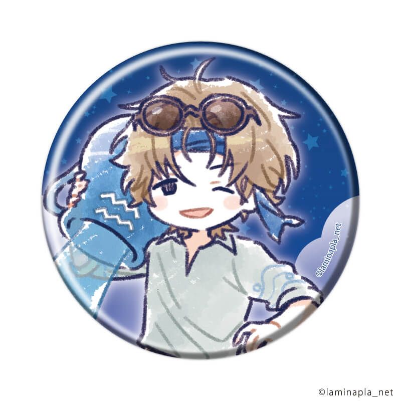 缶バッジ「Stellar Calendar」02/コンプリートセット(全12種) 星座Ver.(グラフアートイラスト)