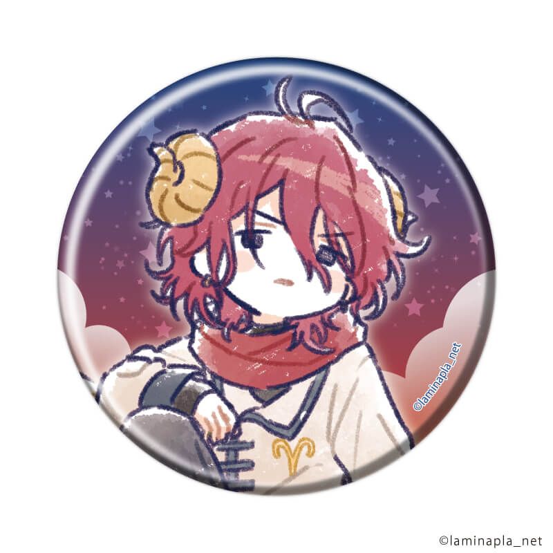 缶バッジ「Stellar Calendar」02/ブラインド(12種) 星座Ver.(グラフアートイラスト)