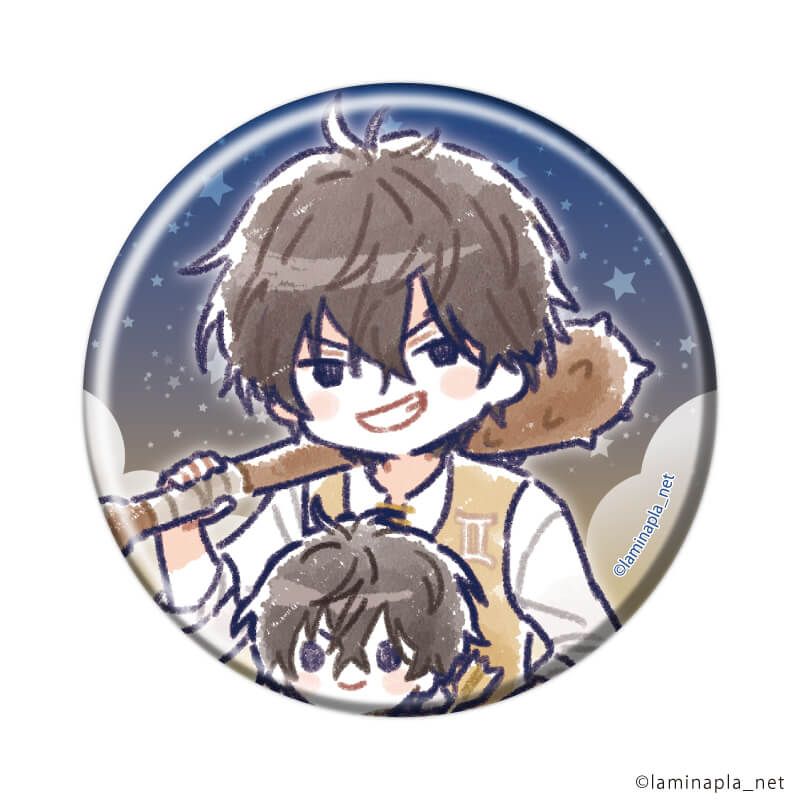 缶バッジ「Stellar Calendar」02/ブラインド(12種) 星座Ver.(グラフアートイラスト)