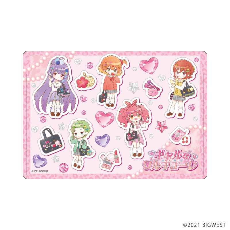 キャラクリアケース「劇場版マクロスΔ 絶対LIVE!!!!!!」05/ワルキューレ ギャルver.(グラフアートイラスト)