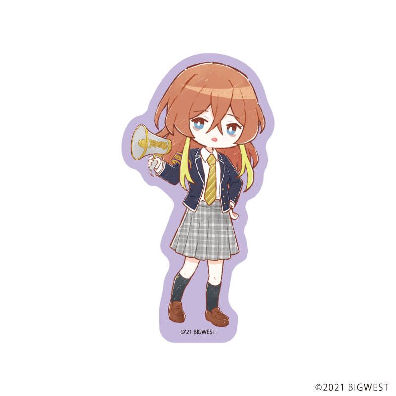 ダイカットステッカー「劇場版マクロスΔ 絶対LIVE!!!!!!」28/闇カナメ 生徒会ver.(グラフアートイラスト)