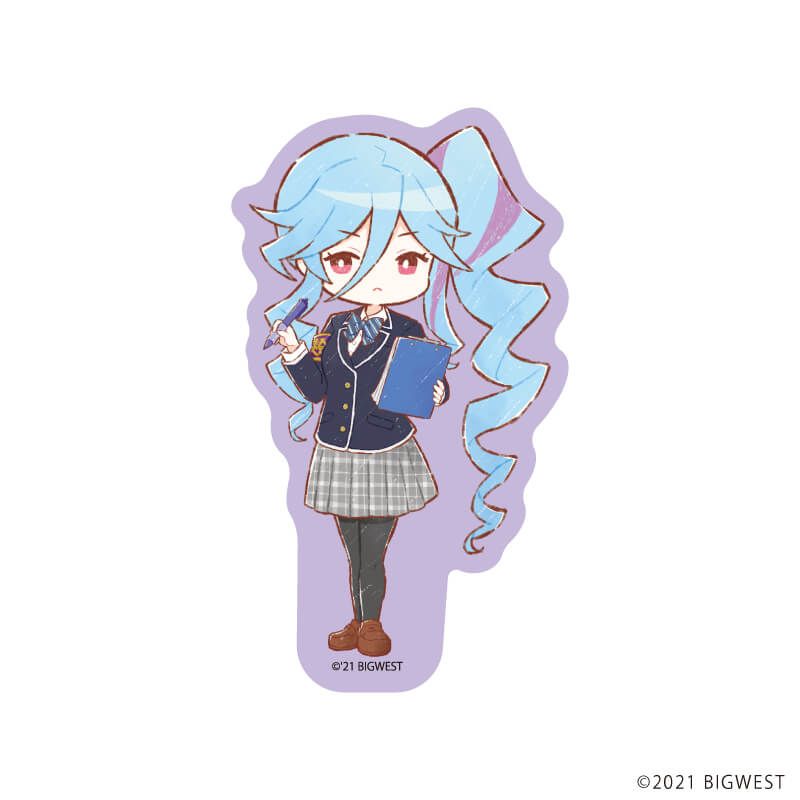 ダイカットステッカー「劇場版マクロスΔ 絶対LIVE!!!!!!」27/闇雲 生徒会ver.(グラフアートイラスト)