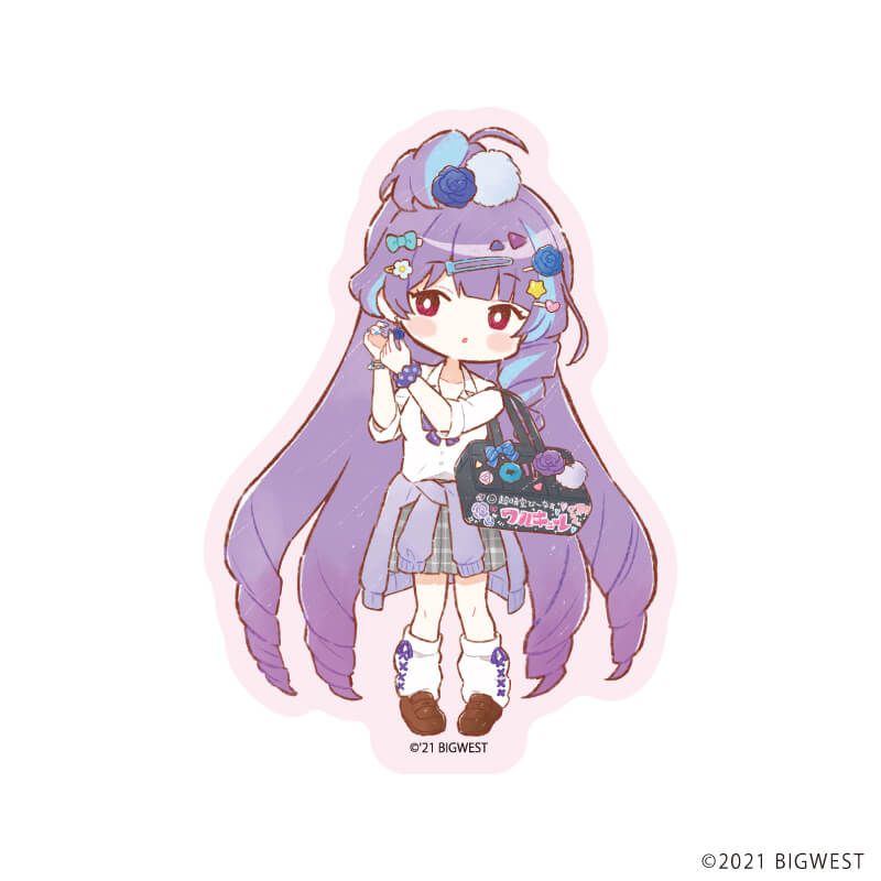 ダイカットステッカー「劇場版マクロスΔ 絶対LIVE!!!!!!」22/美雲・ギンヌメール ギャルver.(グラフアートイラスト)