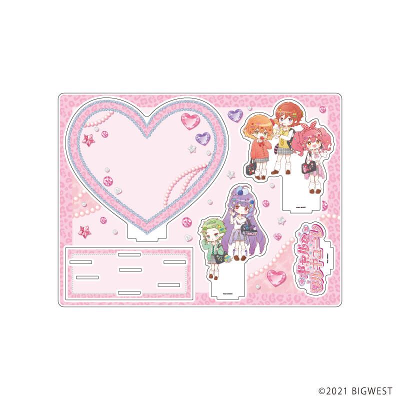 アクリルジオラマ「劇場版マクロスΔ 絶対LIVE!!!!!!」03/ワルキューレ ギャルver.(グラフアートイラスト)