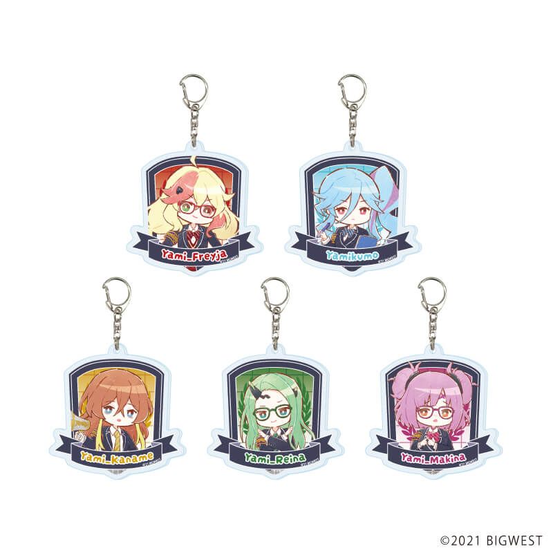 アクリルキーホルダー「劇場版マクロスΔ 絶対LIVE!!!!!!」08/ギャルvs生徒会ver. コンプリートセット(全5種)(グラフアートイラスト)