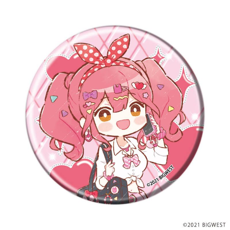 缶バッジ「劇場版マクロスΔ 絶対LIVE!!!!!!」09/ギャルvs生徒会ver. コンプリートセット(全5種)(グラフアートイラスト)