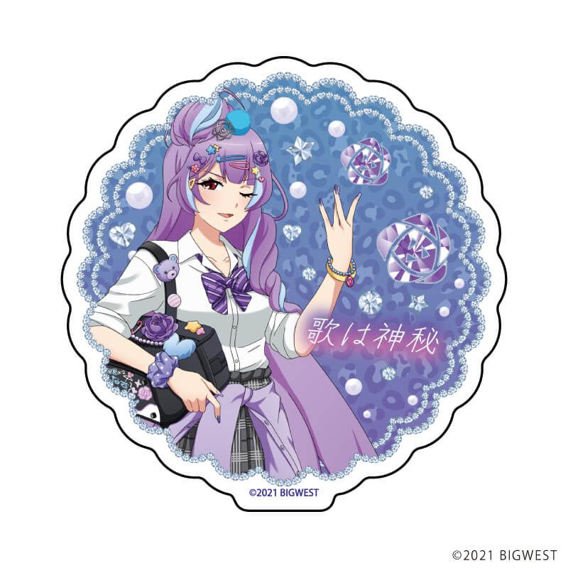 ダイカットステッカー「劇場版マクロスΔ 絶対LIVE!!!!!!」12/美雲・ギンヌメール ギャルver.(描き起こしイラスト)