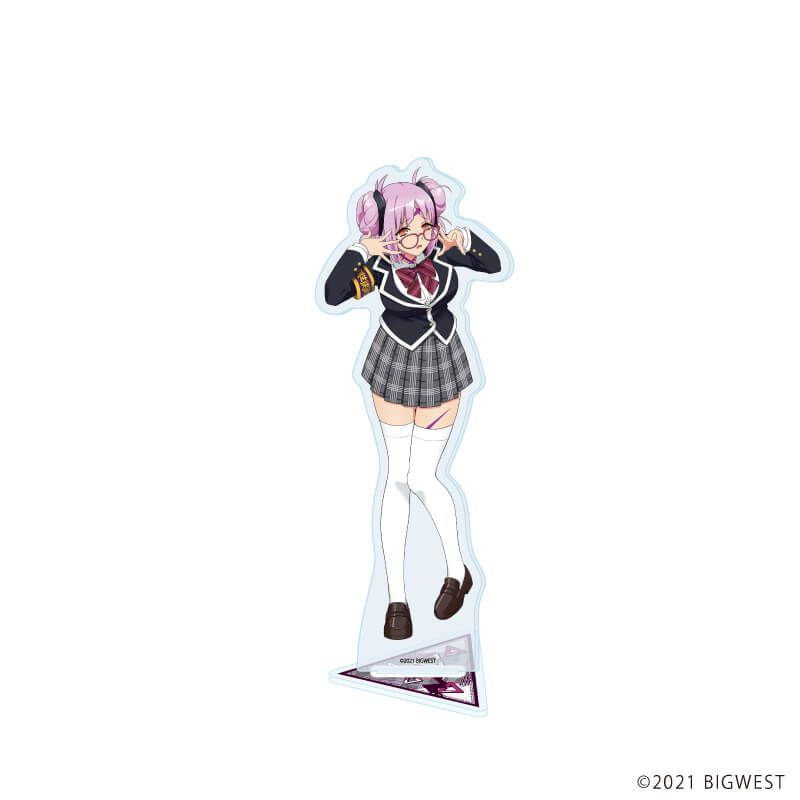 アクリルスタンド「劇場版マクロスΔ 絶対LIVE!!!!!!」20/闇マキナ 生徒会ver.(描き起こしイラスト)