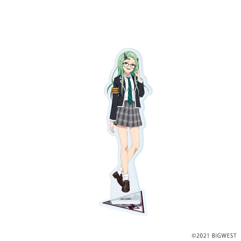 アクリルスタンド「劇場版マクロスΔ 絶対LIVE!!!!!!」19/闇レイナ 生徒会ver.(描き起こしイラスト)