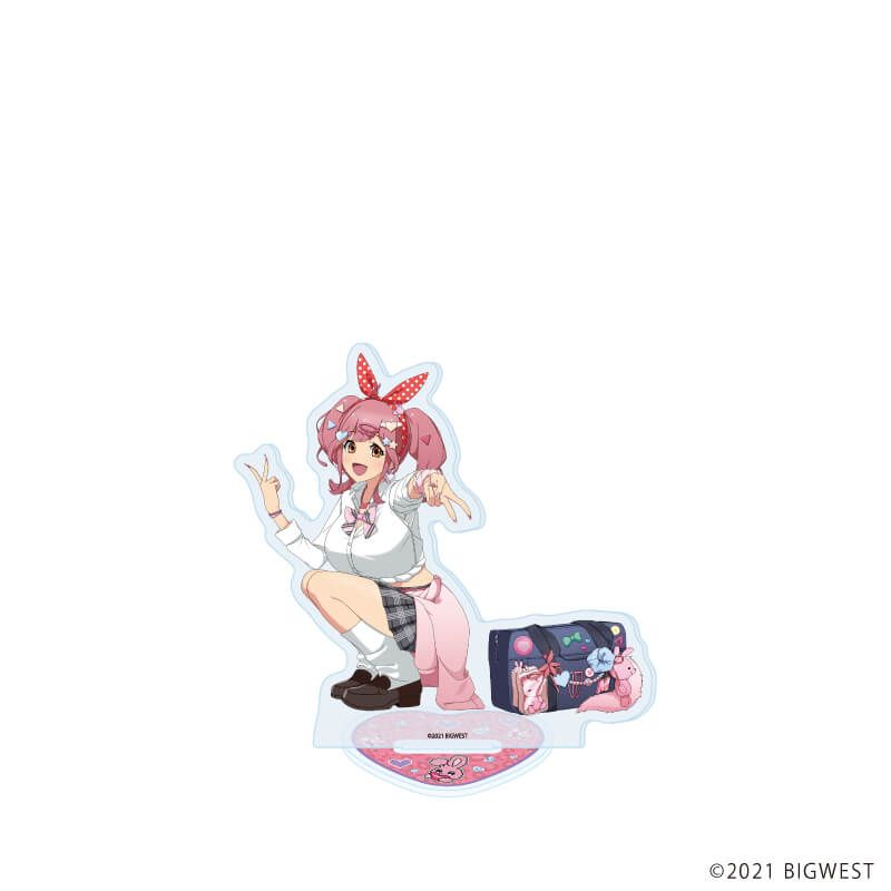 アクリルスタンド「劇場版マクロスΔ 絶対LIVE!!!!!!」15/マキナ・中島 ギャルver.(描き起こしイラスト)