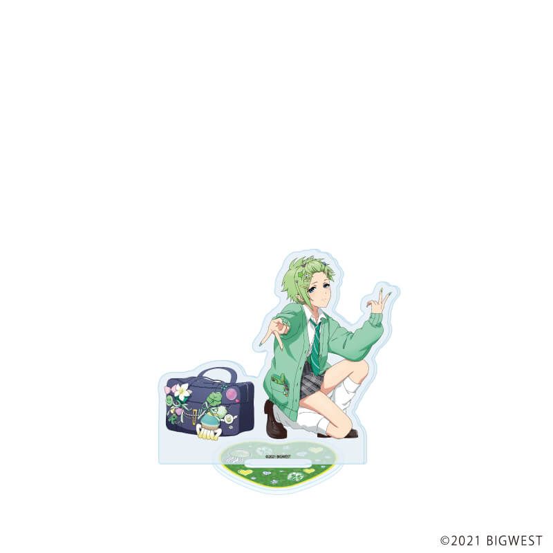 アクリルスタンド「劇場版マクロスΔ 絶対LIVE!!!!!!」14/レイナ・プラウラー ギャルver.(描き起こしイラスト)