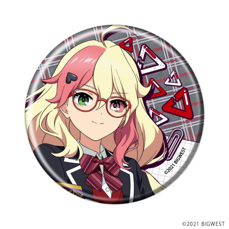 缶バッジ「劇場版マクロスΔ 絶対LIVE!!!!!!」08/ギャルvs生徒会ver. コンプリートセット(全5種)(描き起こしイラスト)