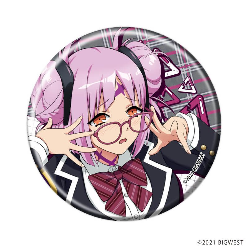 缶バッジ「劇場版マクロスΔ 絶対LIVE!!!!!!」08/ギャルvs生徒会ver. コンプリートセット(全5種)(描き起こしイラスト)