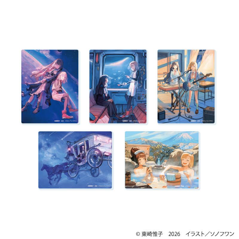 アクリルカード「少女星間漂流記」01/コンプリートセット(全5種)(公式イラスト)