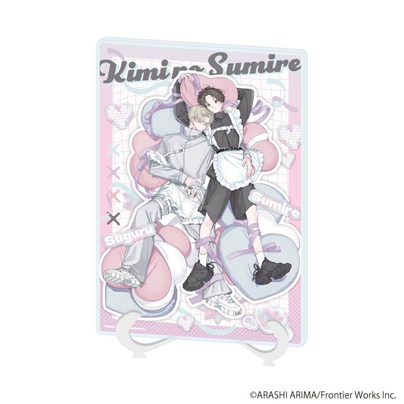 アクリルアートボード(A5サイズ)「きみの春花」01/純恋&卓(描き下ろしイラスト)